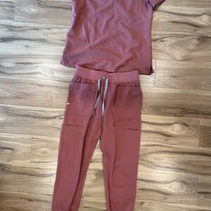 Figs Mauve Joggers and Top Set